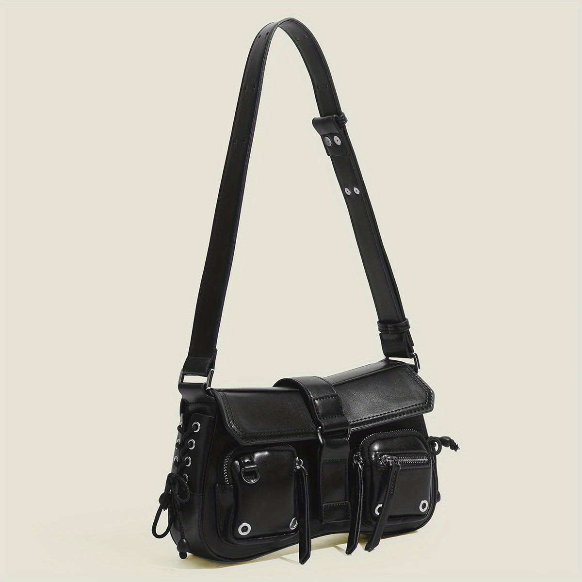 Grunge Y2K Underarm Baguette Bag, Hippie Trendy Shoulder Bag, Handbag &  Purse