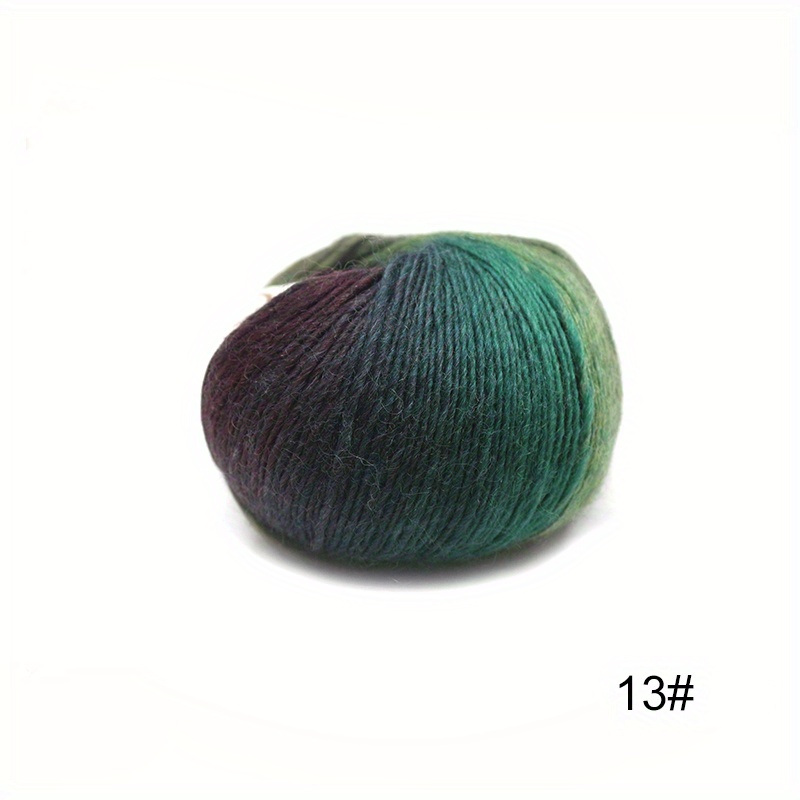 Soft 100g 193m 5 Ply Rainbow Space Dye 45% Cotton 55% Acrylic Yarn