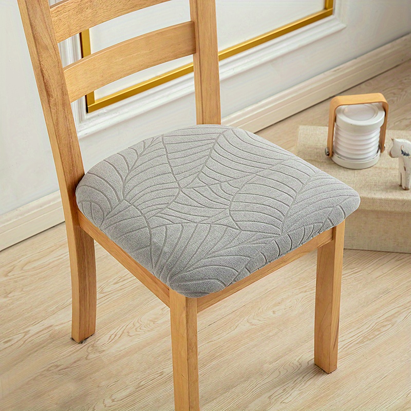1pc High Quality Jacquard Dining Chair Cover - Elastic Slipcover Seat Suitable For Home, Restaurant, Hotel, Office - Washable Modern Furniture Cover (removable)