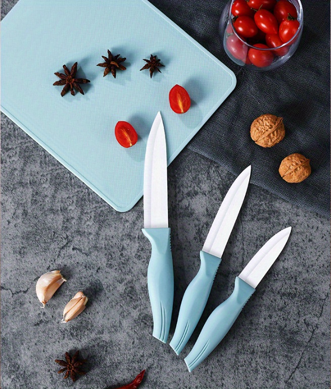 Ensemble de couteaux en céramique, Ensemble de couteaux de cuisine en  céramique