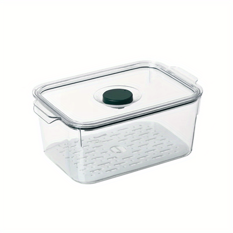 Fresh keeping Container, Multifunctional Draining Crisper with