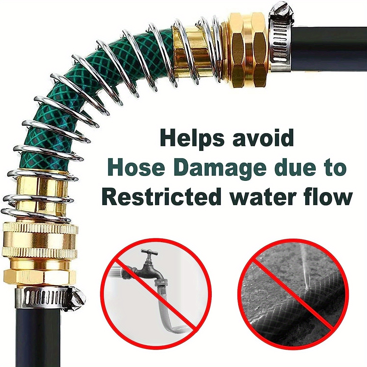 Garden Hose Extension Connectors Adapter Hose Kink Protector Temu