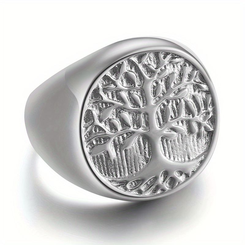 Anello dell'albero della vita in acciaio inossidabile | Xenos