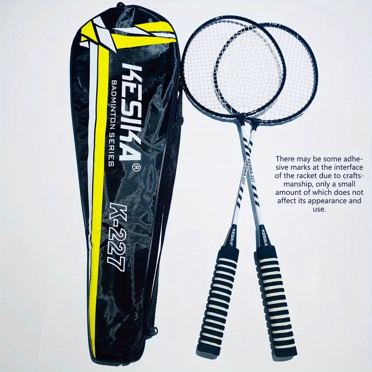 Durable Badminton Racket Set For Youth And Adults - Includes Two Rackets For Training And Recreation