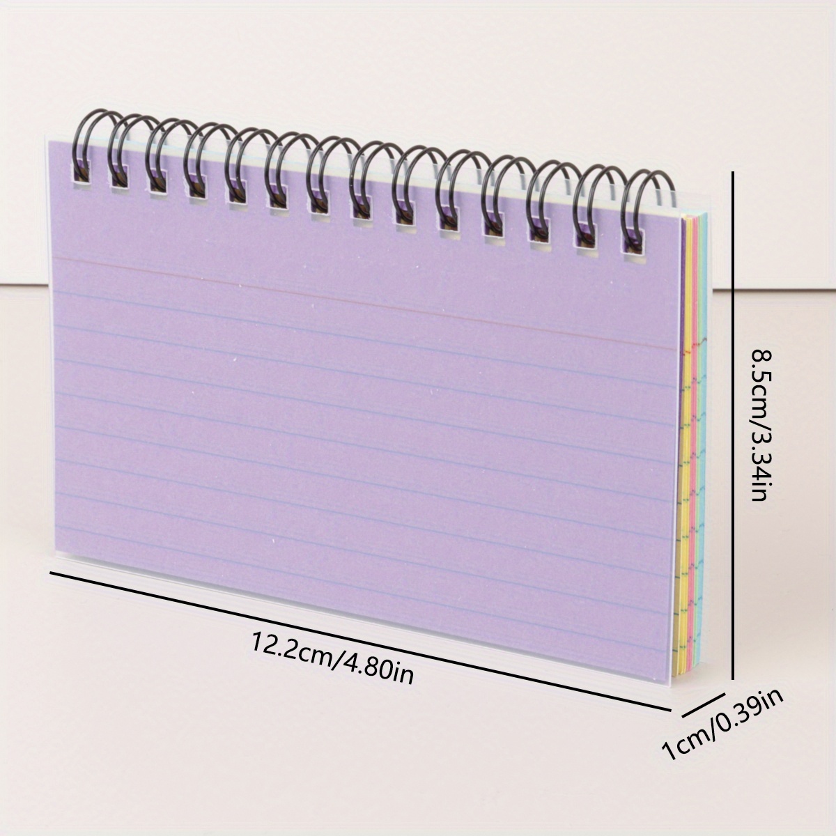 Simple Horizontal Line Color Detachable Coil Index Card Small Book Creative  Note Book - China Notepad, Spira Notebook