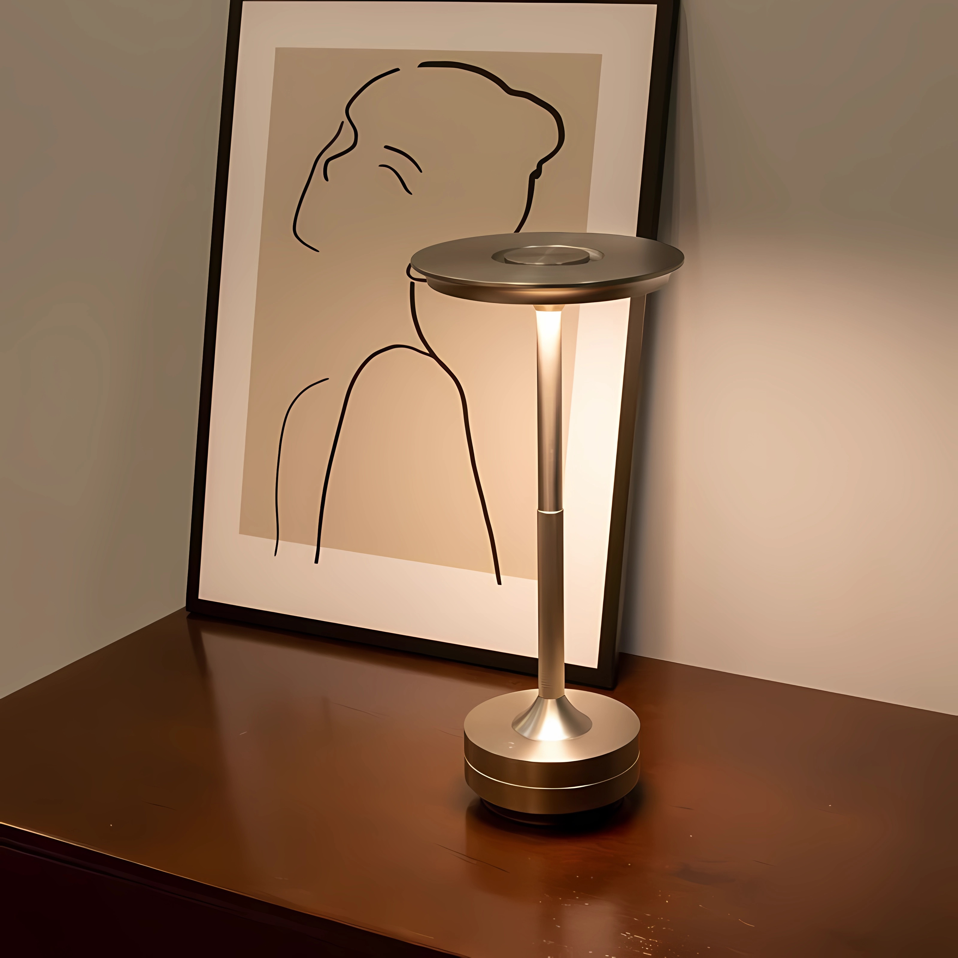 Lampe de Table Minimaliste en de Serpent LED pour , la Lecture de la Lampe  de Chevet, la Lampe de Chevet, L'éTude des Yeux, la Prise EuropéEnne