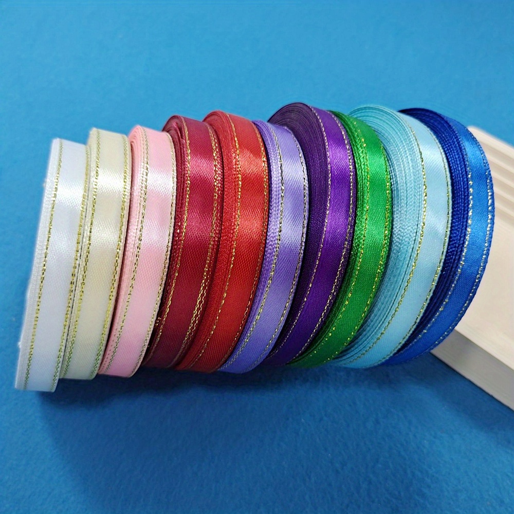 25 Yards Width Long Satin Ribbon Ribbon Silk Ribbon Weaving - Temu