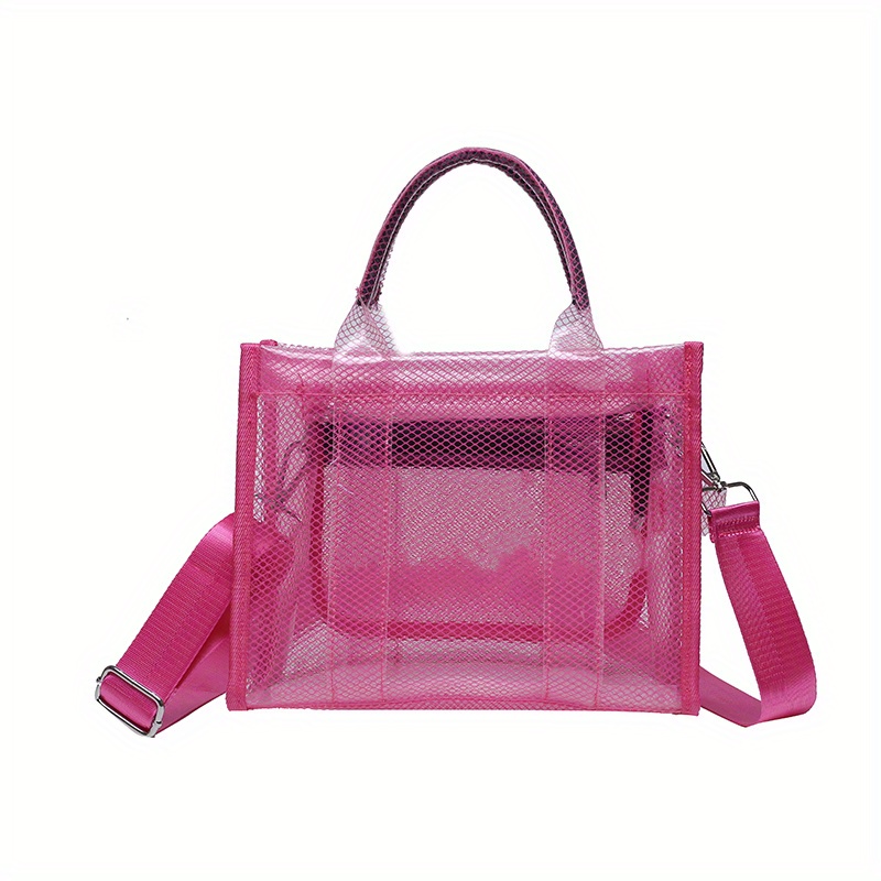 High Quality Plastic Transparent Lady Shoulder Bag Popular Summer