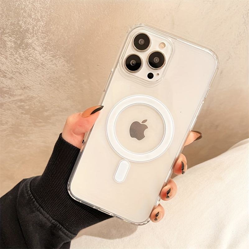 For Magnetic Wireless Charging Snake Luxury Shockproof Clear Phone Case For  Iphone 11 14 13 12 Pro Max Xr Xs 7 8 Plus - Temu Ireland