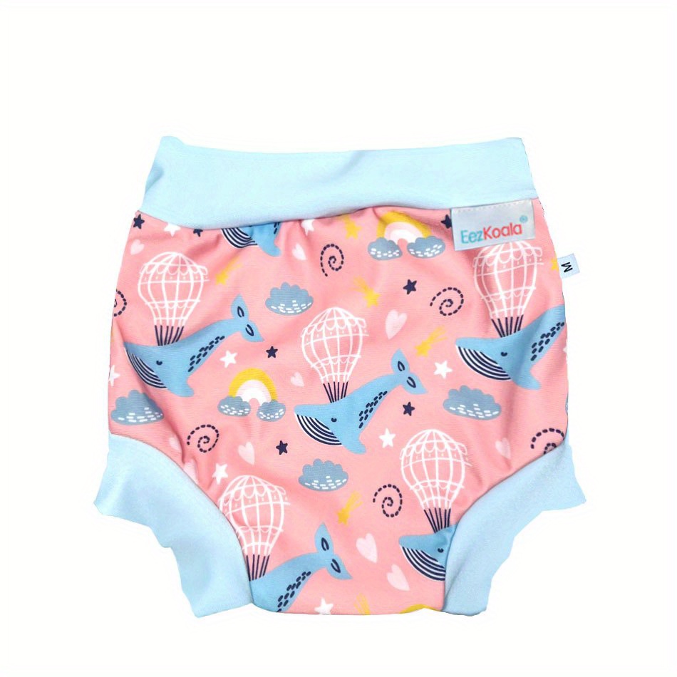 leakproof swimming diaper for newborns high waist design kids printed swimwear halloween thanksgiving and christmas gift details 7