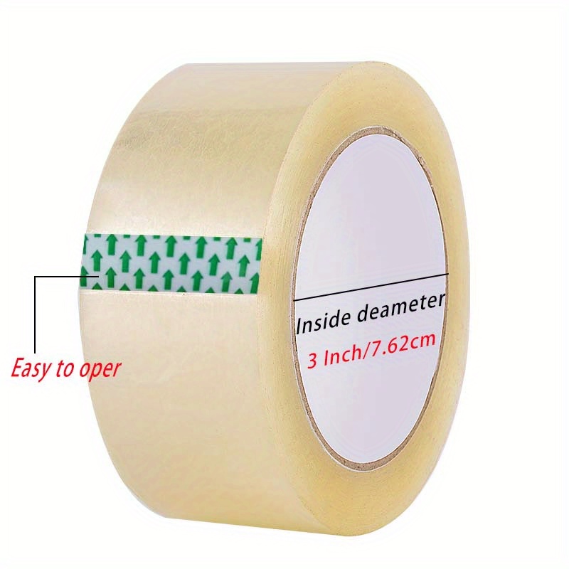 Box Sealing Tape Large Roll Box Sealing Transparent Tape - Temu