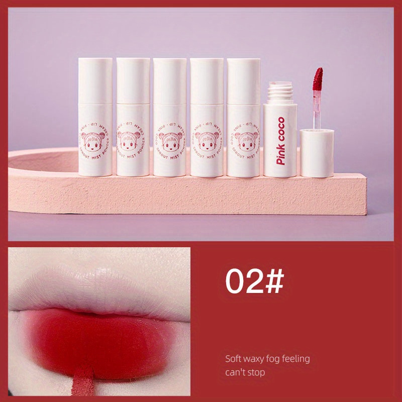 Soft Fleece Mist Lip Glaze Matte Lipstick Non Fading Non Stick Cup