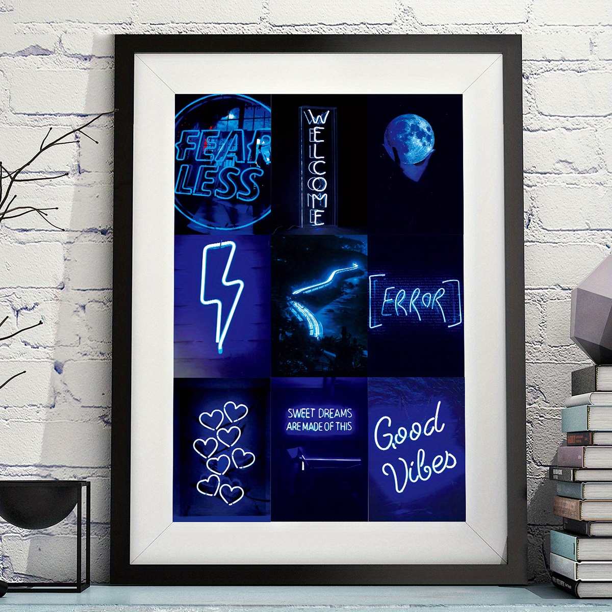 neon wall collage kit aesthetic pictures blue aesthetic poster 50 pcs poster pack indie room decor bedroom aesthetic trendy small poster bedroom decor for teen girls eid al   mubarak details 1