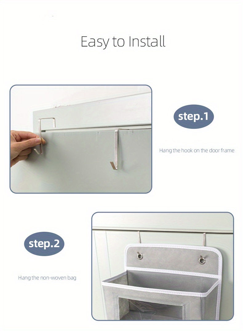 Convenient Over Door Hanging Storage Box - Keep Your Home