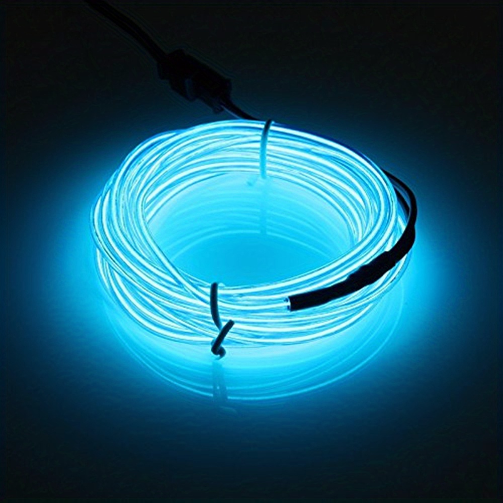 Blue Diy Neon Light Strip Led Neon Light About Battery Usb - Temu