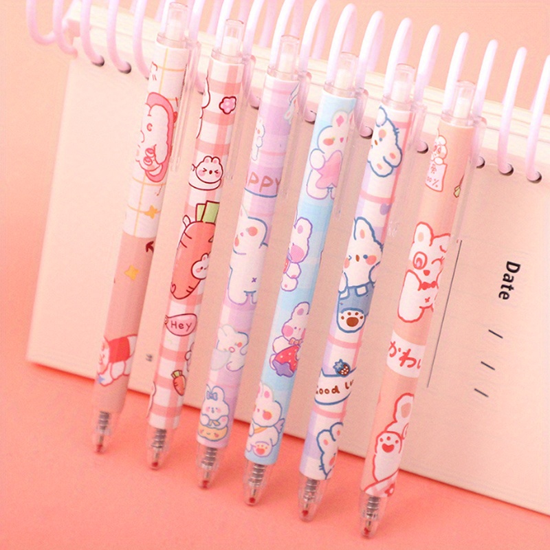 U-K 1 stylo gel Kawaii pour fille de dessin animé mignon 0,5 mm neutre stylo  pour enfants cadeaux de bureau outils d'écriture mignons aiguilles stylos  japonais papeterie professionnelle : : Fournitures de