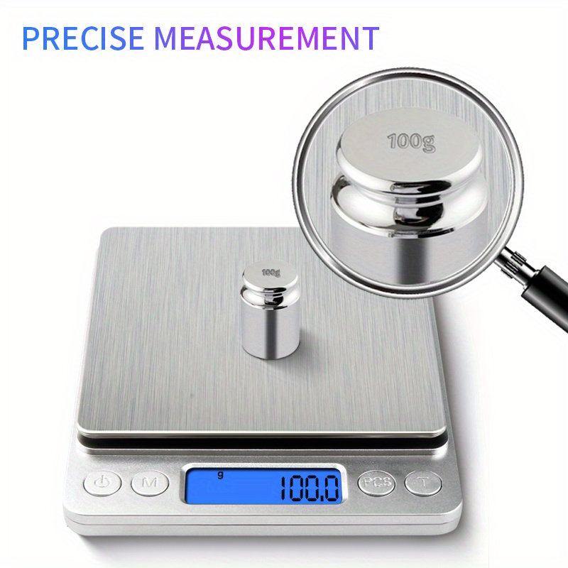 New Precision LCD Digital Scales 3kg Mini Electronic Grams Weight Balance  Scale for Tea Baking Weighing