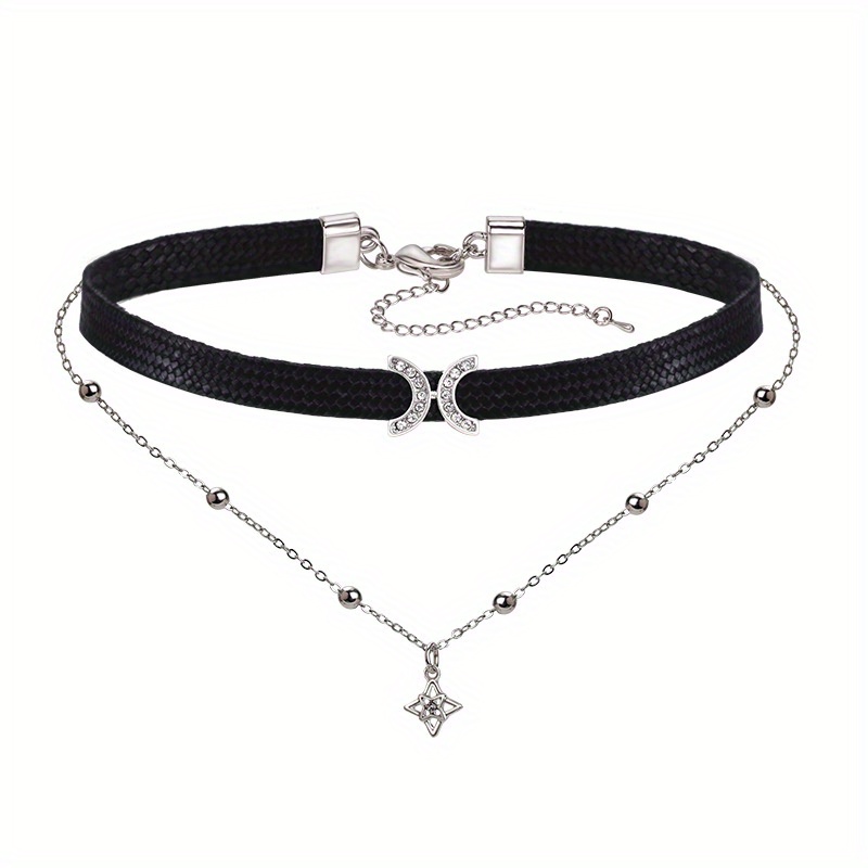 Charm Lace Choker Moon