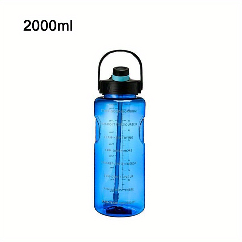 Glass Sports Water Bottle Large Clear Water Cup Portable - Temu