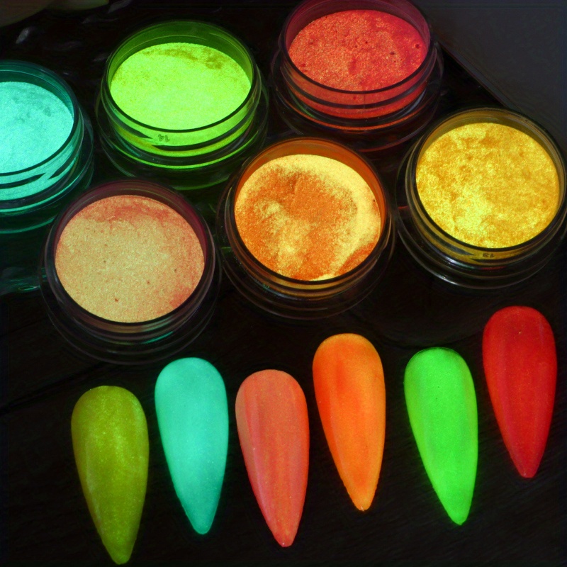 Duufin 66 Colors Nail Pigment Powder Nails Art Pearlescent Powder