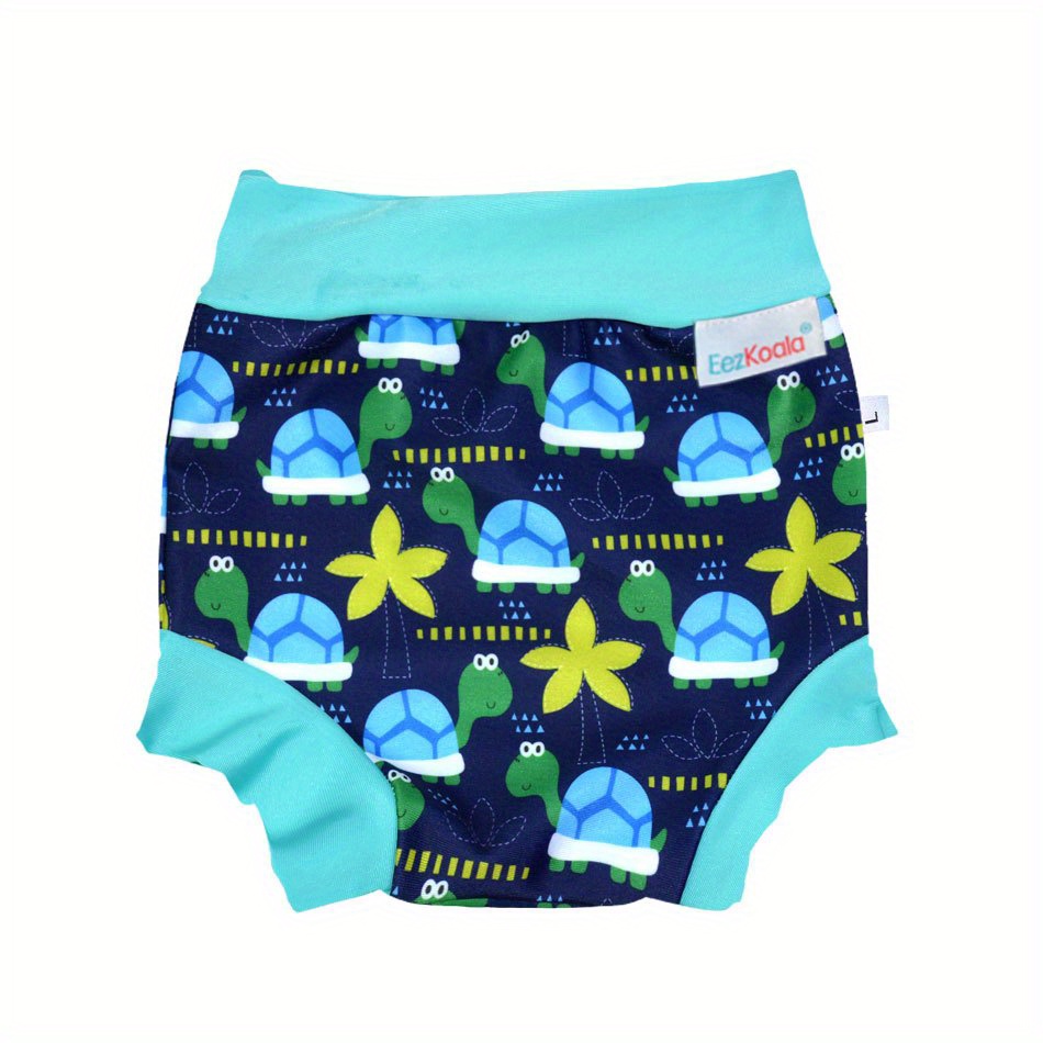 leakproof swimming diaper for newborns high waist design kids printed swimwear halloween thanksgiving and christmas gift details 11