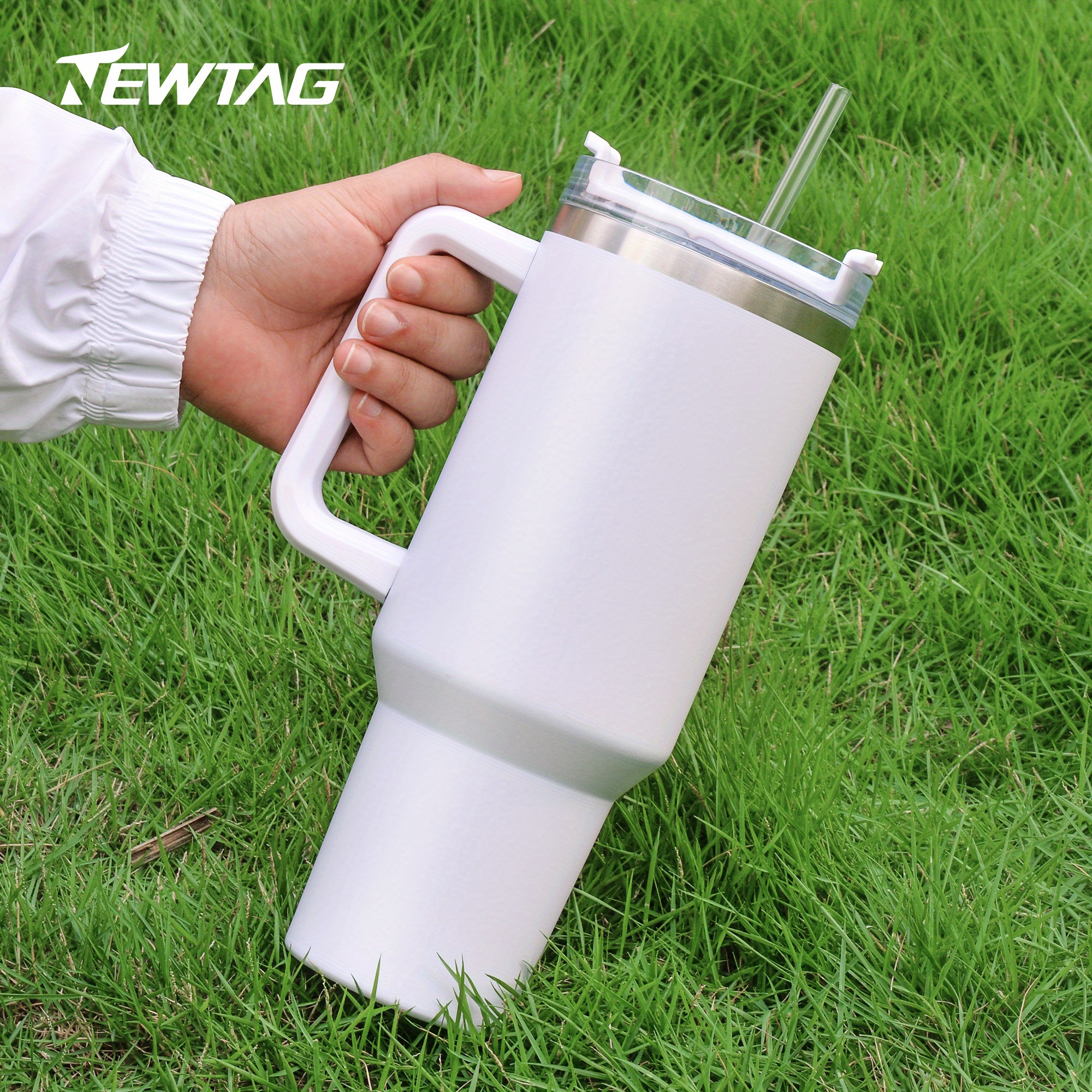 Stainless Steel Water Bottle  Stanleys Cup with Straw and Handle