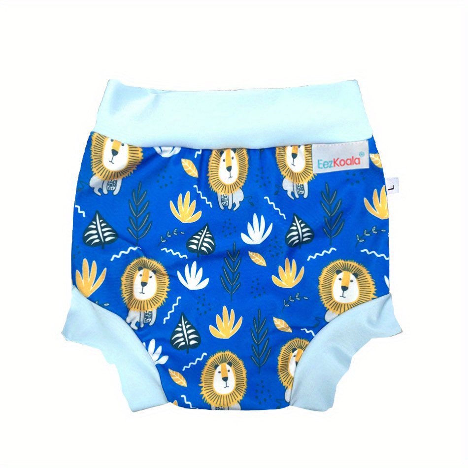 leakproof swimming diaper for newborns high waist design kids printed swimwear halloween thanksgiving and christmas gift details 5