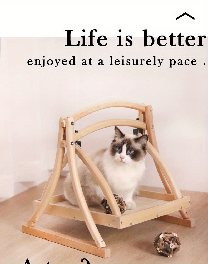 Cat Bed Swing Cat Rocking Hammock Bed Cat Perch Temu