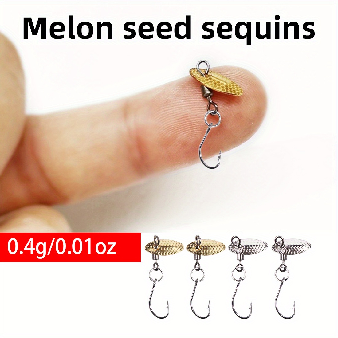 10pcs Premium Spinnerbait Fishing Lure with Ball Bearing Swivel and Fish  Hook - Perfect for Catching More Fish