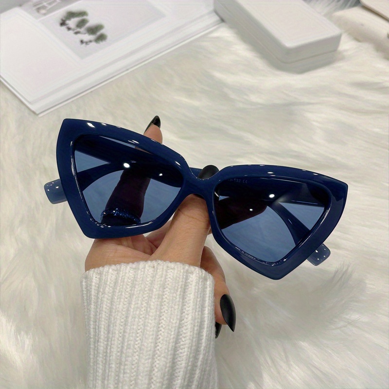 Y2K Triangle Cat Eye Sunglasses UV400 Sun Shades