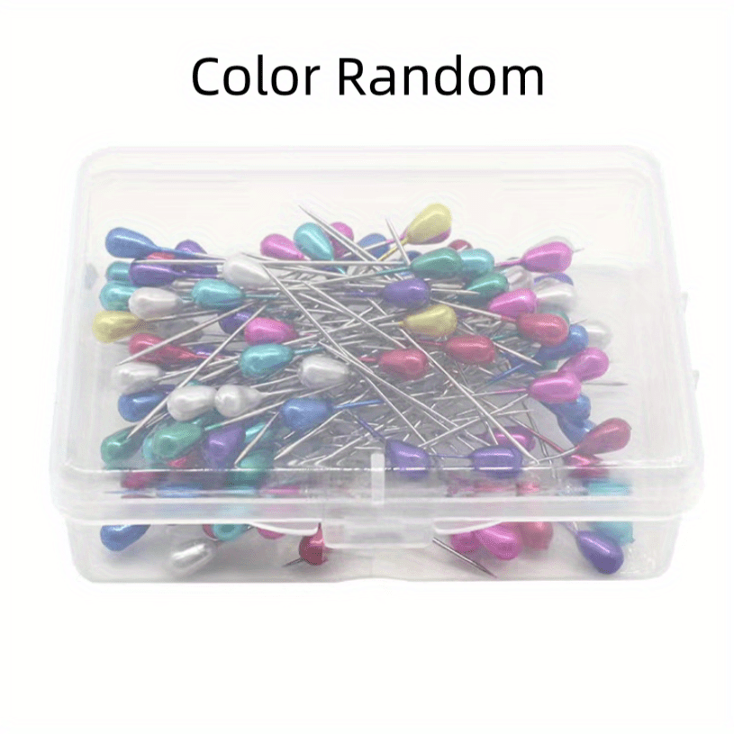 TEMU 100 pièces (couleurs aléatoires) épingles à tête large de de 5,5 cm / 2,16 pouces, épingles de positionnement et de fixation pour vêtements,