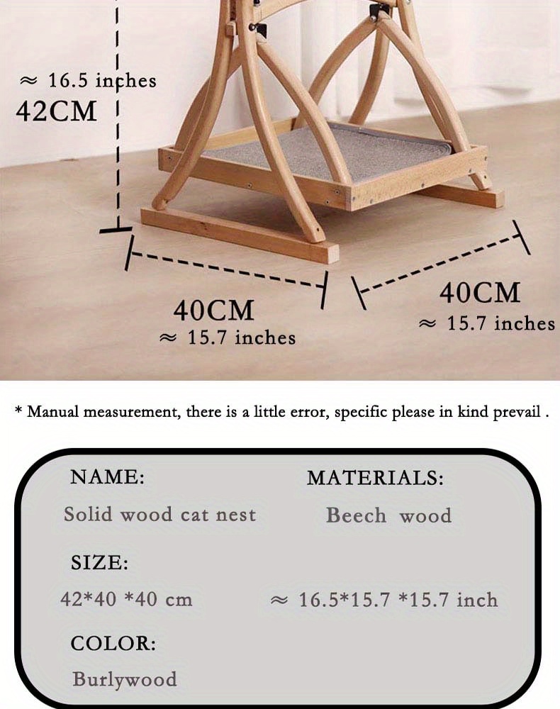 Cat Bed Swing Cat Rocking Hammock Bed Cat Perch Temu