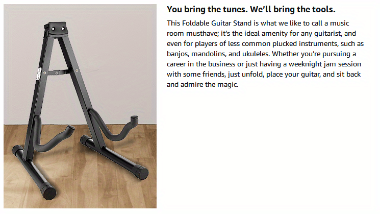 Portable Durable Foldable Guitar Stand Securely Holds - Temu
