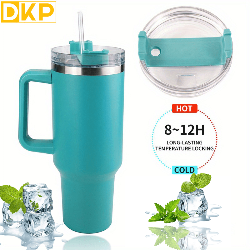 40oz Large Capacity Water Bottle With Handle And Straw Lid