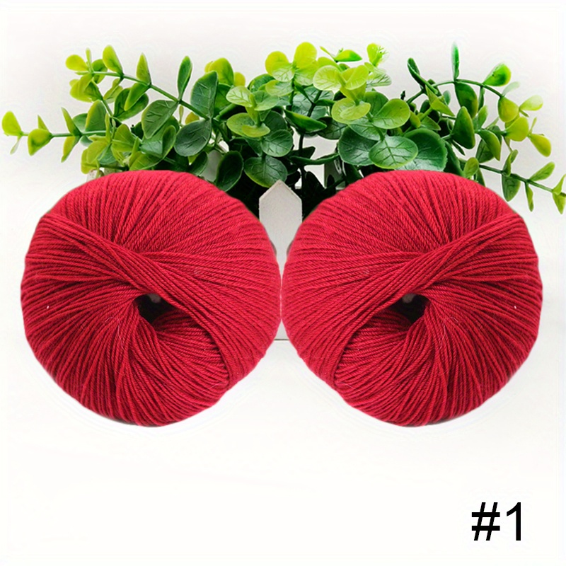 2pcs Merino Wool Yarn High Quality Gradient Colored Yarn Hand