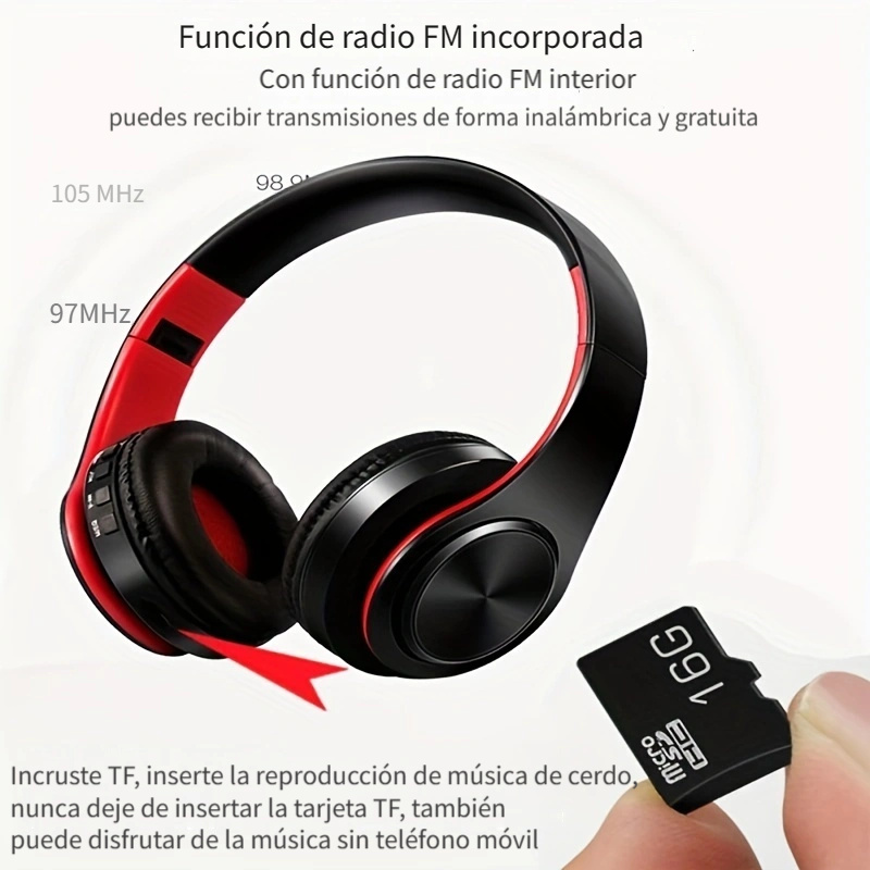 1 Unidad Equipada Auriculares Estéreo Hifi Auriculares - Temu Chile