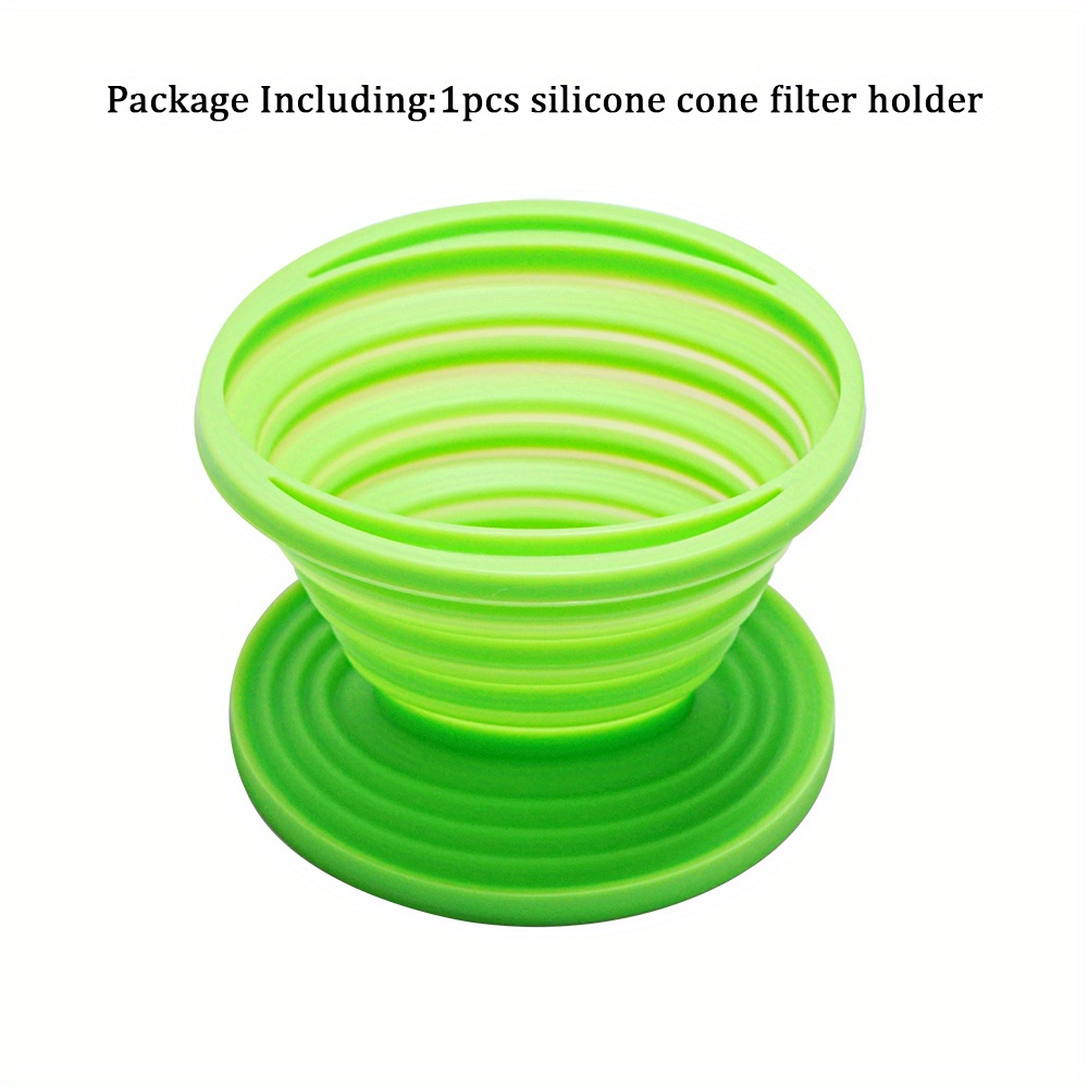 1 Pcs Coffee Filter Paper Holder Silicone Filter Paper - Temu