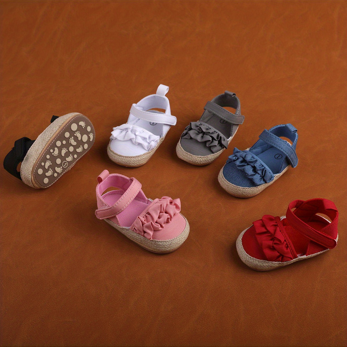 Casual Closed Toe Sandals Hook Loop Fastener Baby Girls Temu Canada