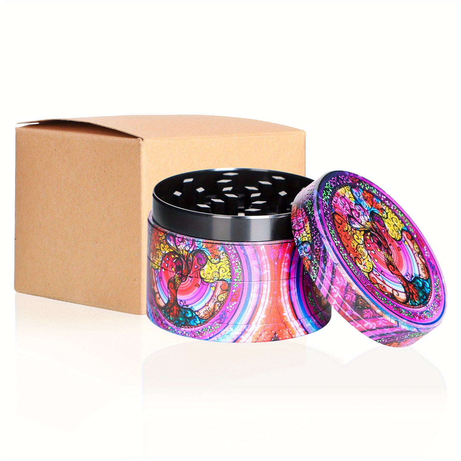 Colorful Spice Grinder Metal Multifunctional Crusher Kitchen Gadge