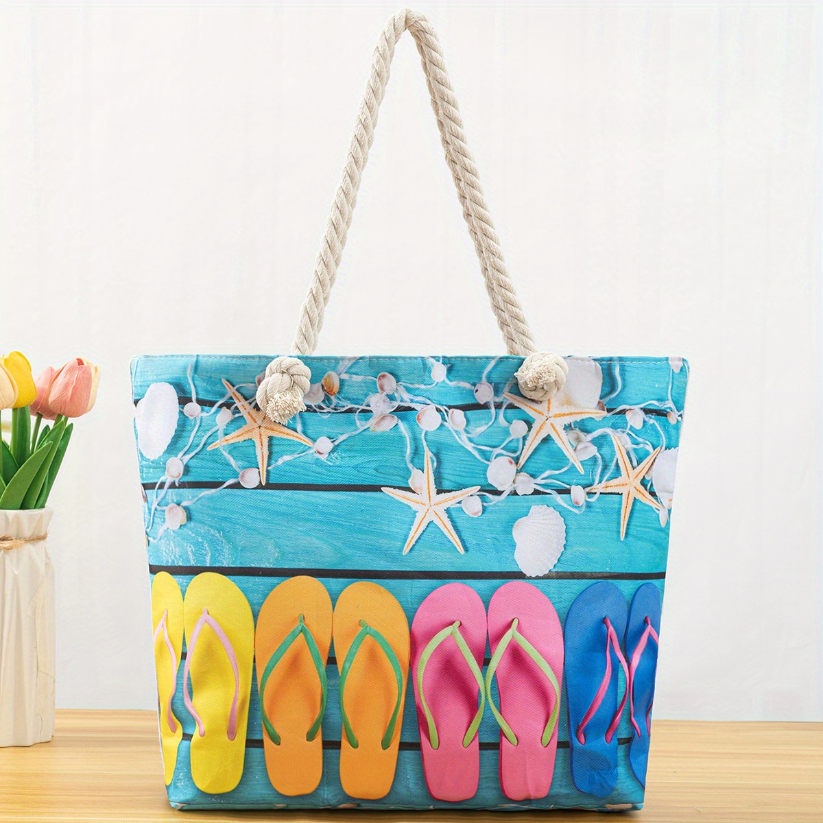 Flip flop store beach bag