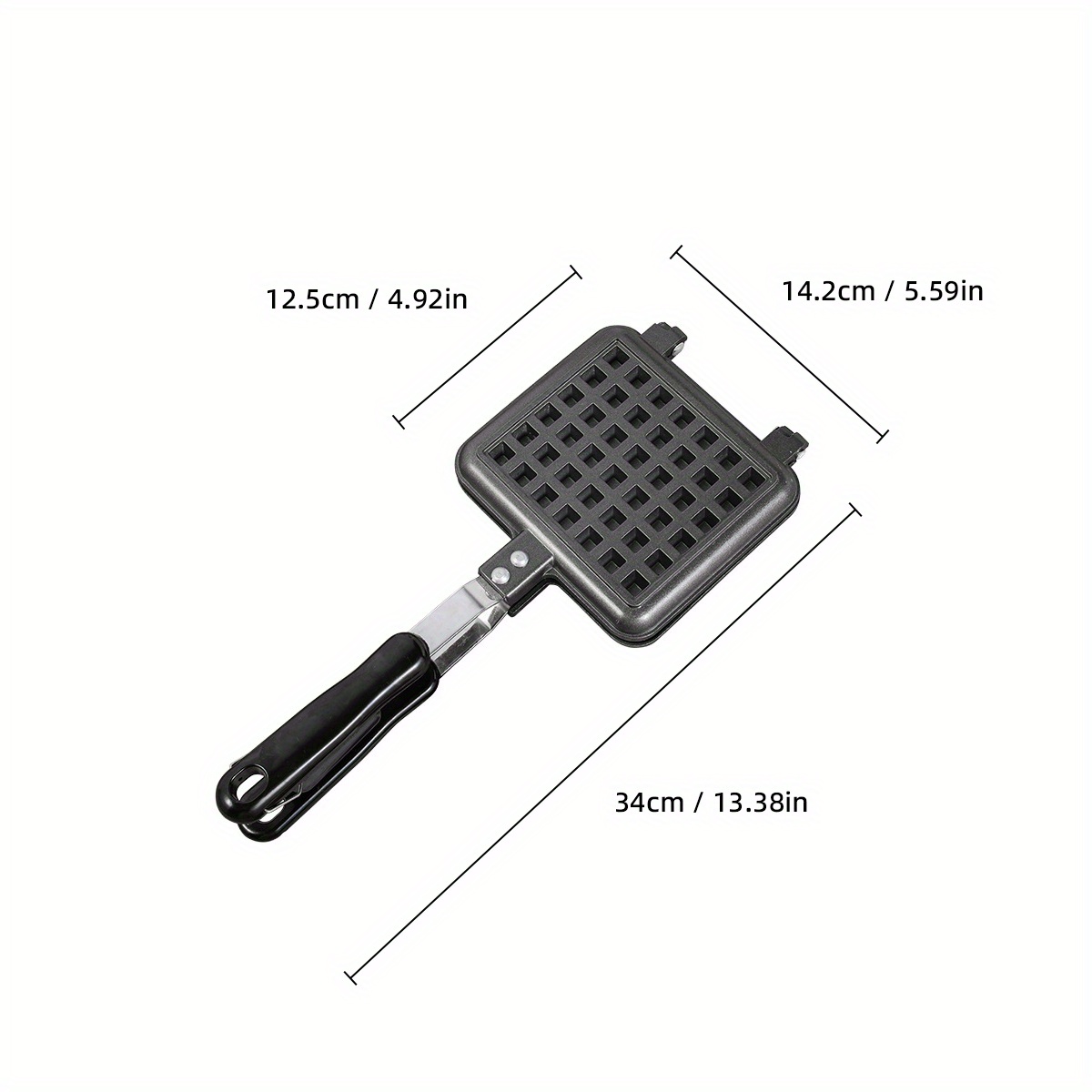 Waffle elettrici per uso domestico in alluminio pressofuso non-Stick Weg  Roll Padella per friggere - Cina Padella e padella prezzo