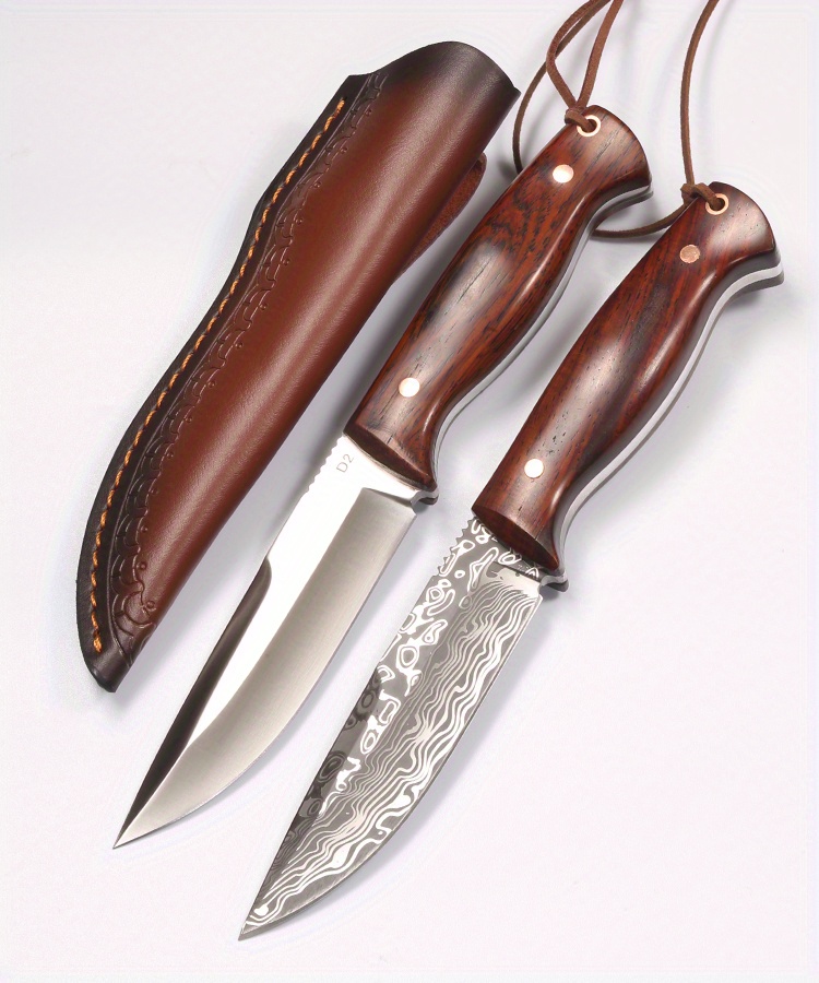 Versatile Stainless Steel Knife With Sheath Ideal - Temu