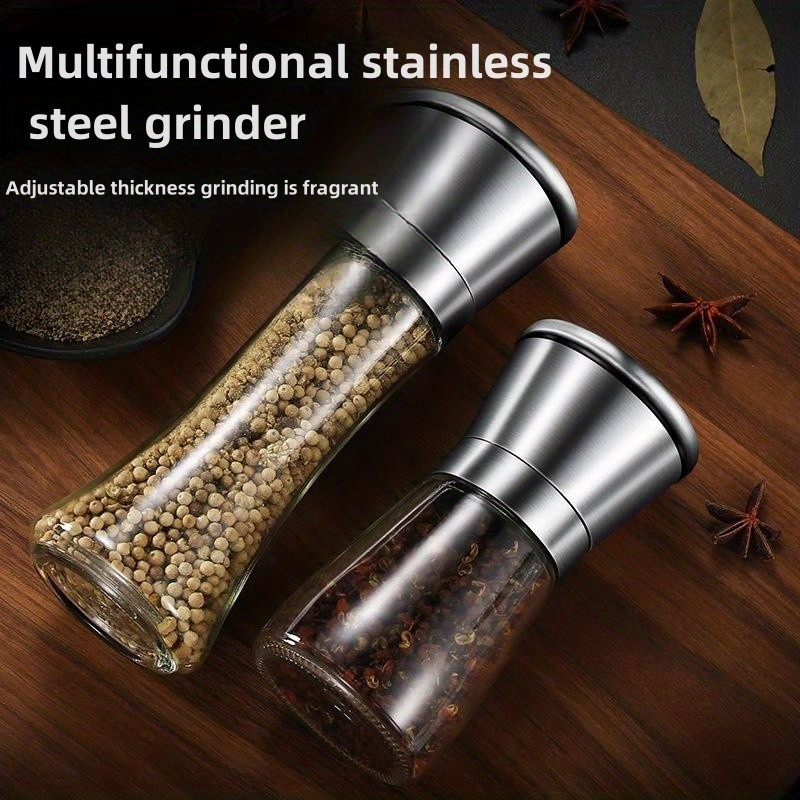 1pc Multifunctional Stainless Steel Electric Pepper Grinder