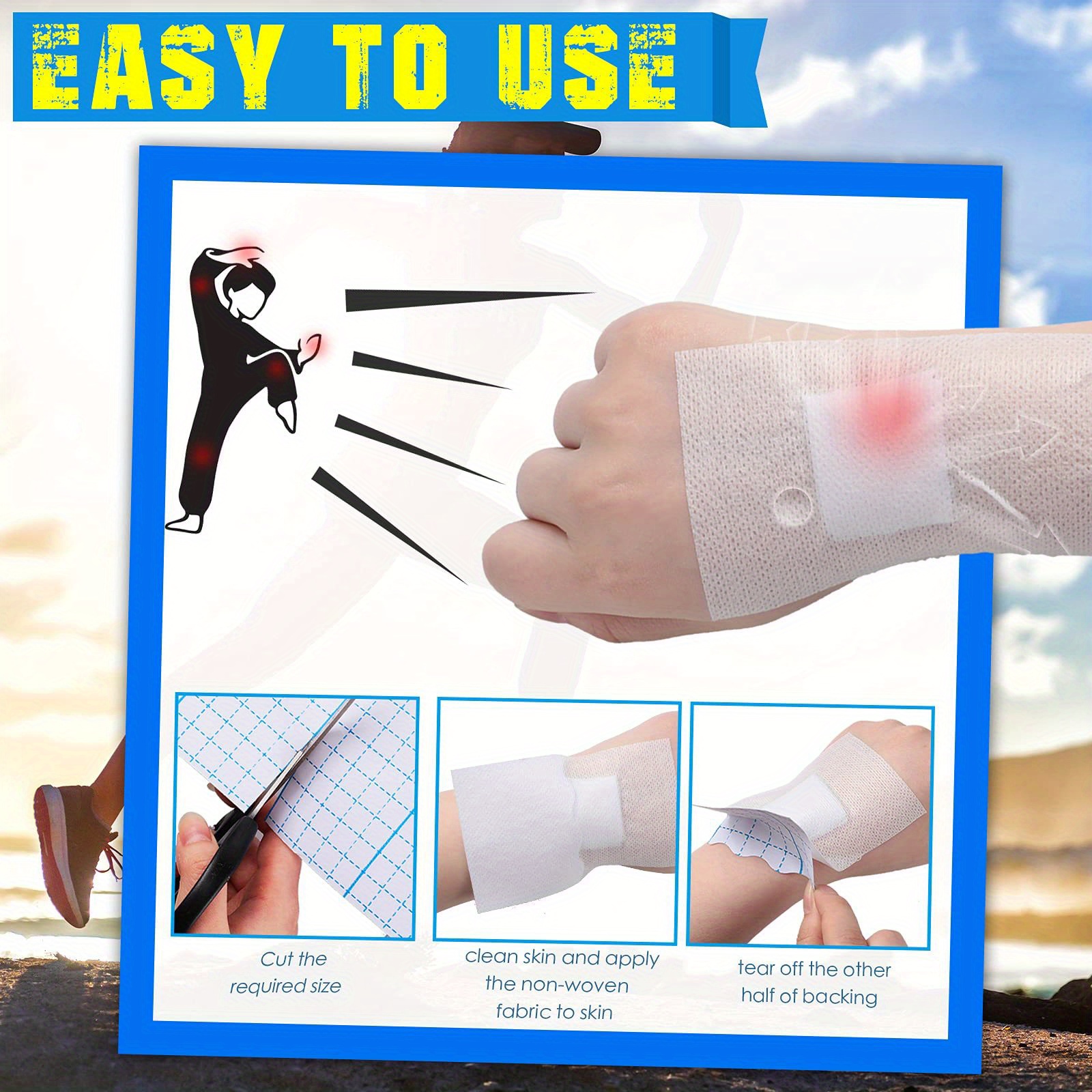 Waterproof Non woven Medical Tape Flexible Breathable Temu