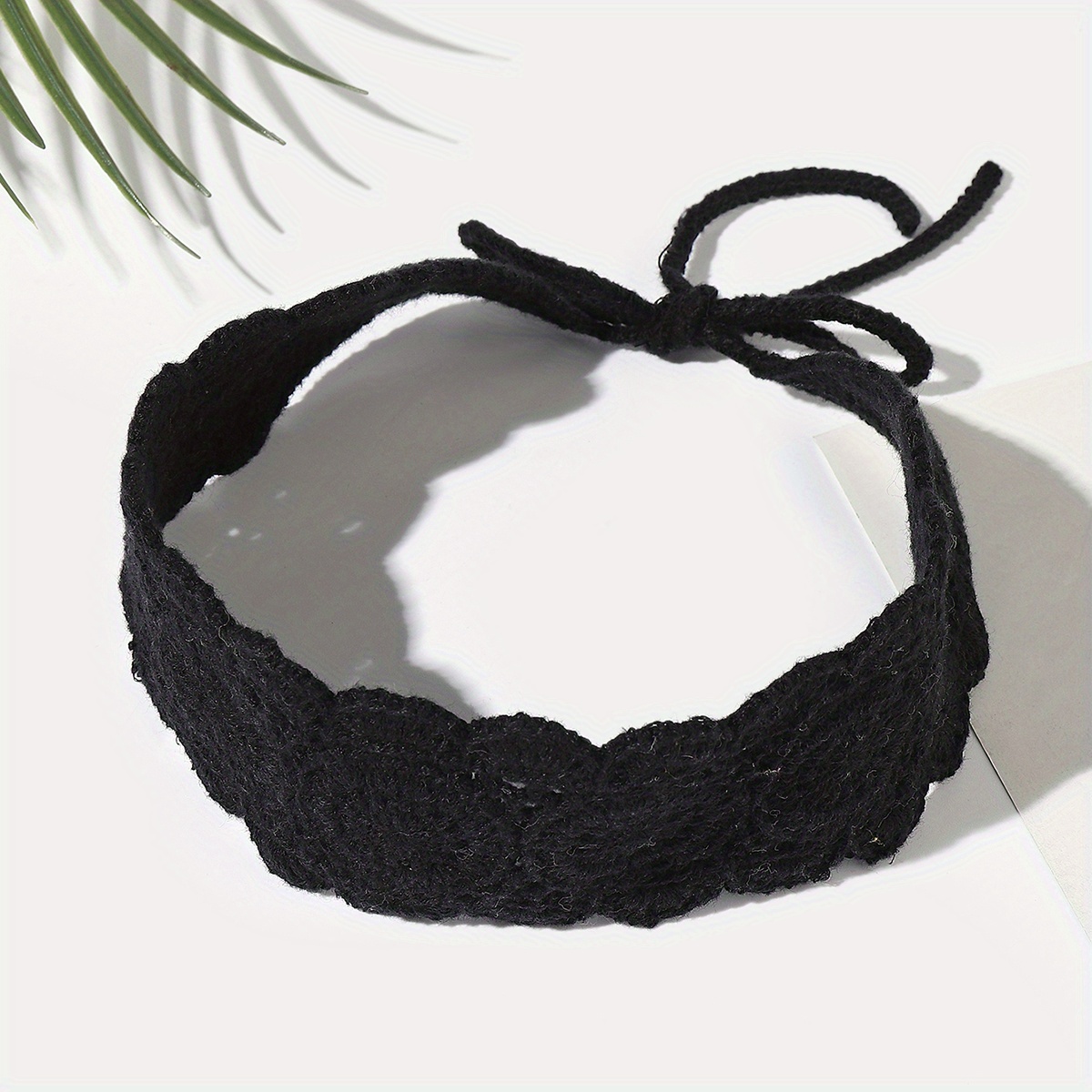 Boho Sweet Crochet Headband Adjustable Hair Band Knitted - Temu