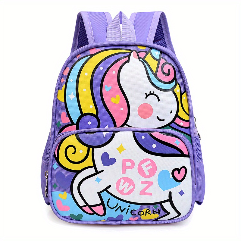 Kids Cartoon Pony Backpacks School Bag