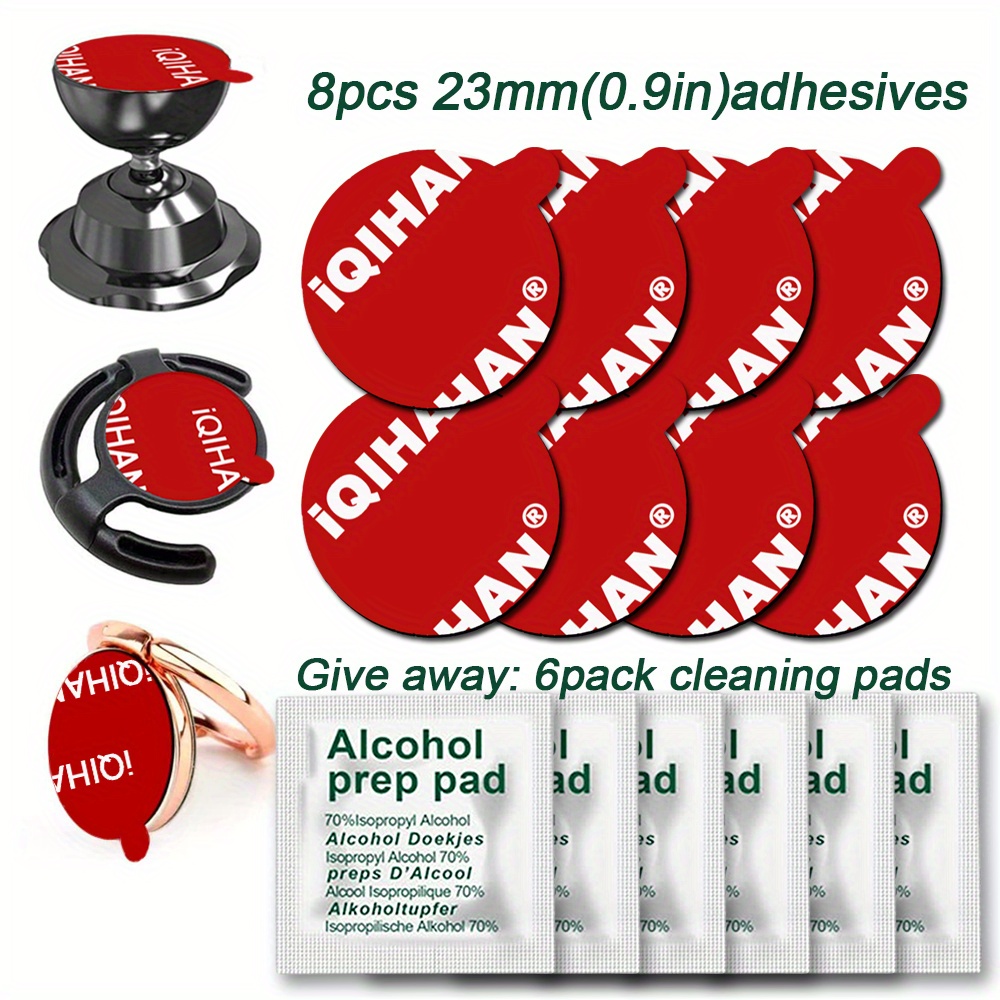 23mm Heat Resistant Double Sided Strong Sticky Adhesive Circular Replacement