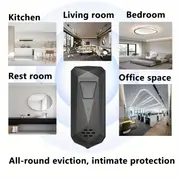 1pc ultrasonic mite and insect repellent for home and office safe and effective pest control for bedroom bathroom and living room details 3