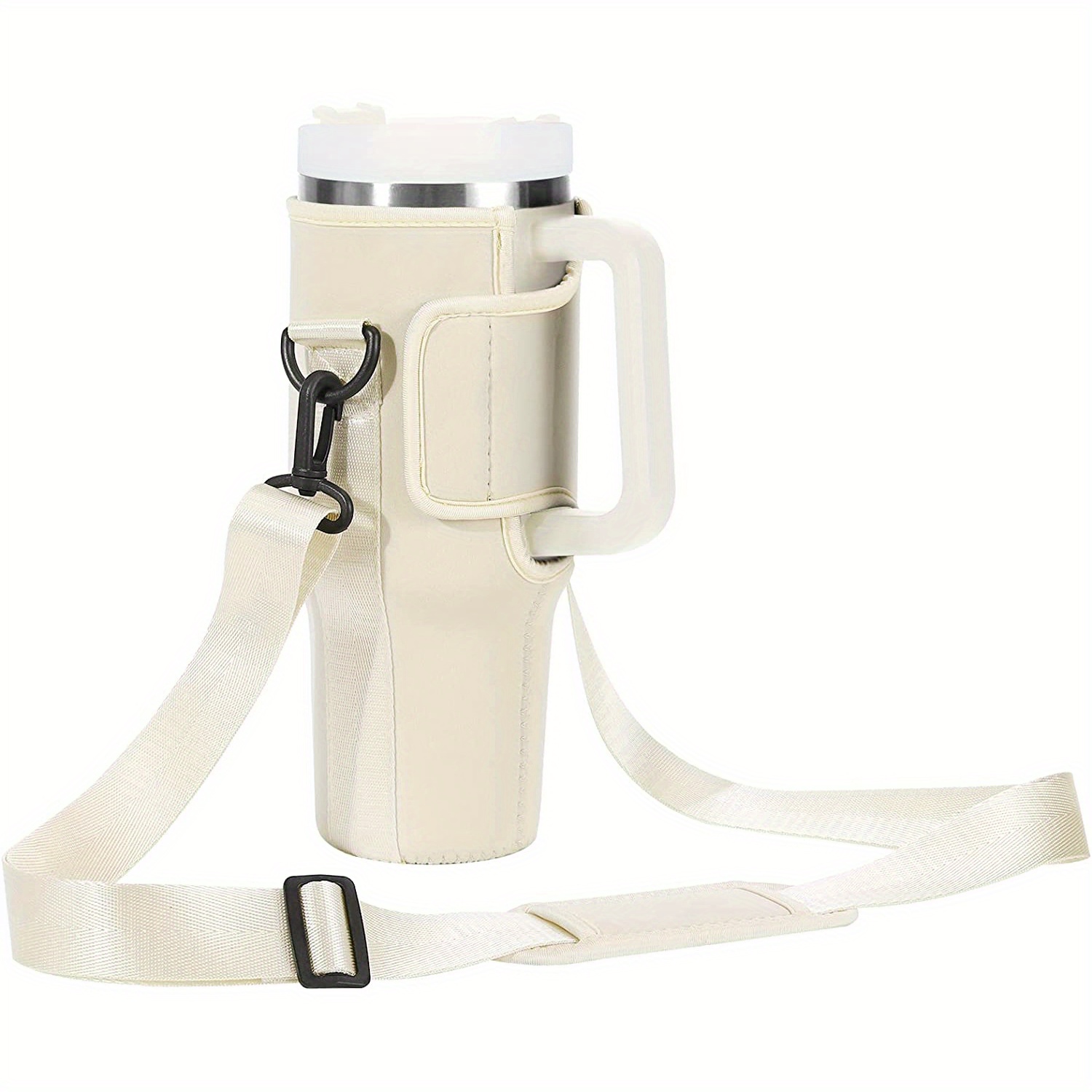Water Bottle Carrier Bag for Stanley Flip Straw Tumbler 30OZ Bottle Pouch  Holder with Adjustable Shoulder Strap for Hiking Trave - AliExpress
