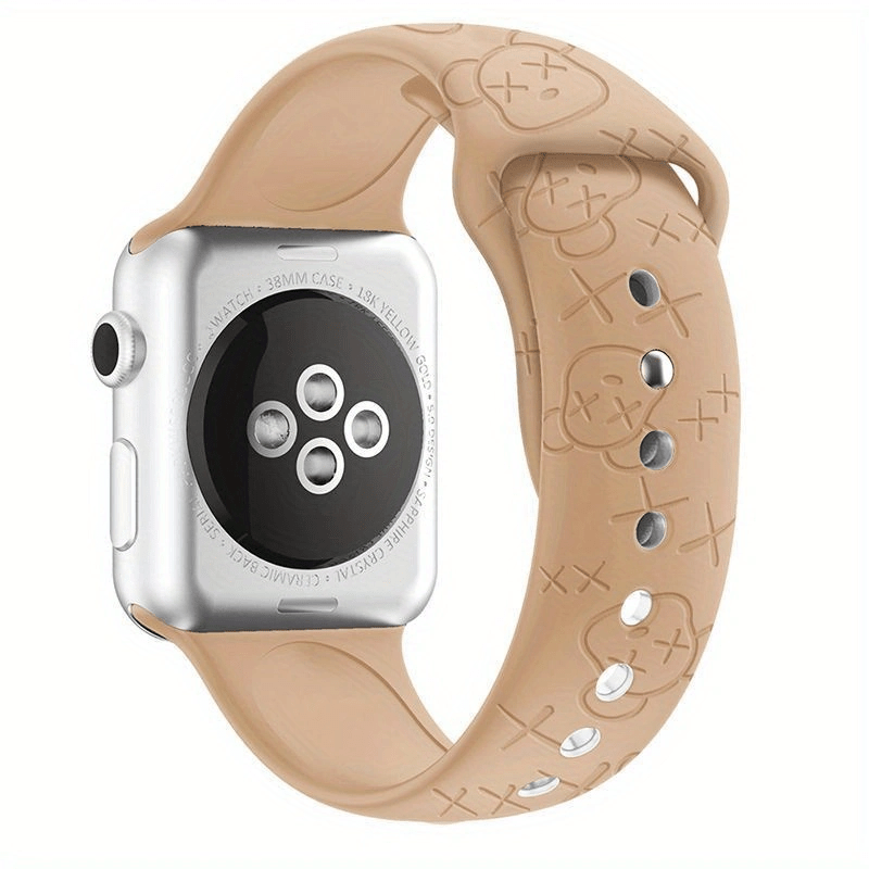 Cute Dogs Pattern) Patterned Leather Wristband Strap for Apple Watch Series  4/3/2/1 gen,Replacement for iWatch 38mm / 40mm Bands, Classic : :  Electronics